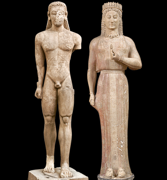 kouroi et koraï