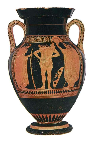 un vase daté d'environ 500 avant notre ère