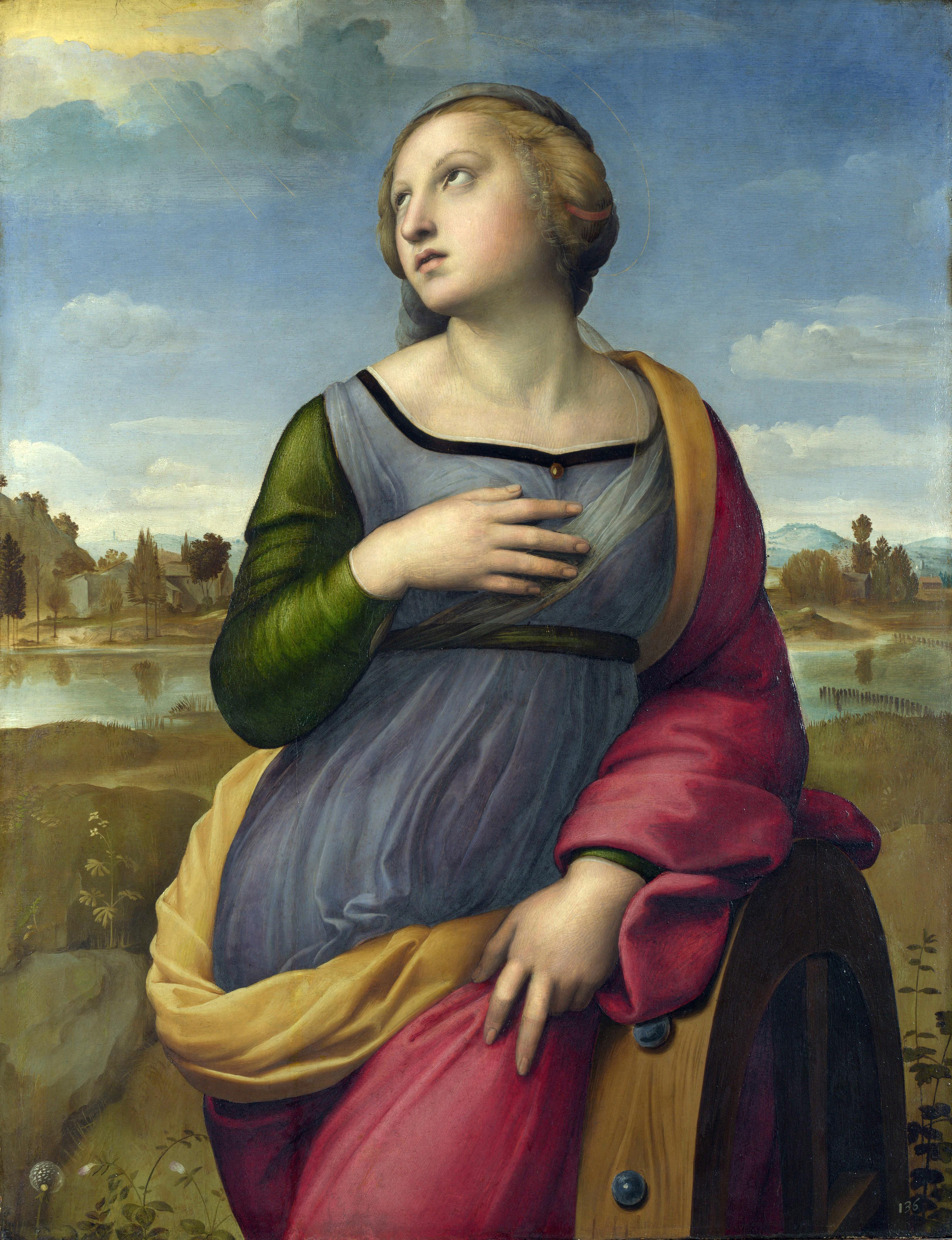 Sainte Catherine d'Alexandrie Raphaël