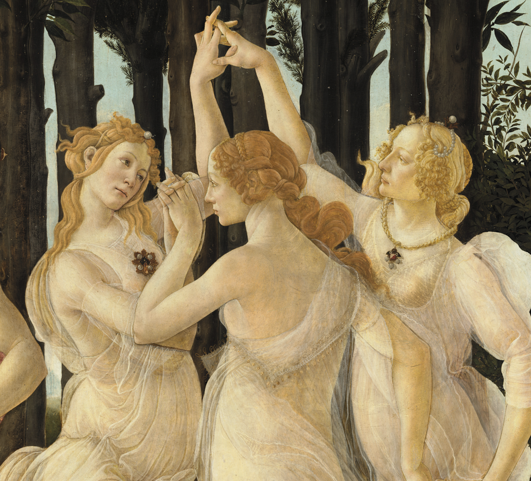 DETAIL-3 Le Printemps Botticelli