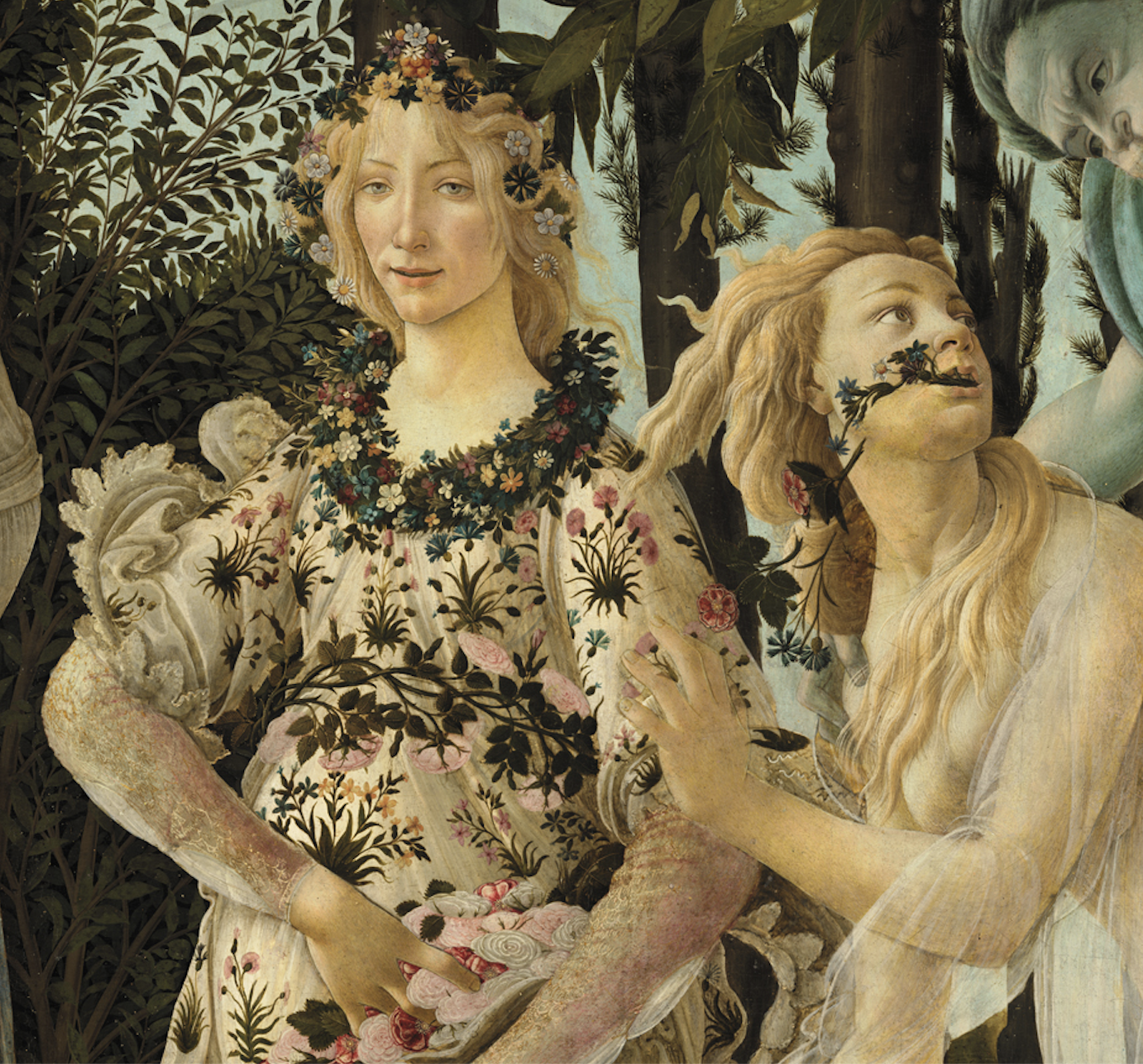 DETAIL-4 Le Printemps Botticelli