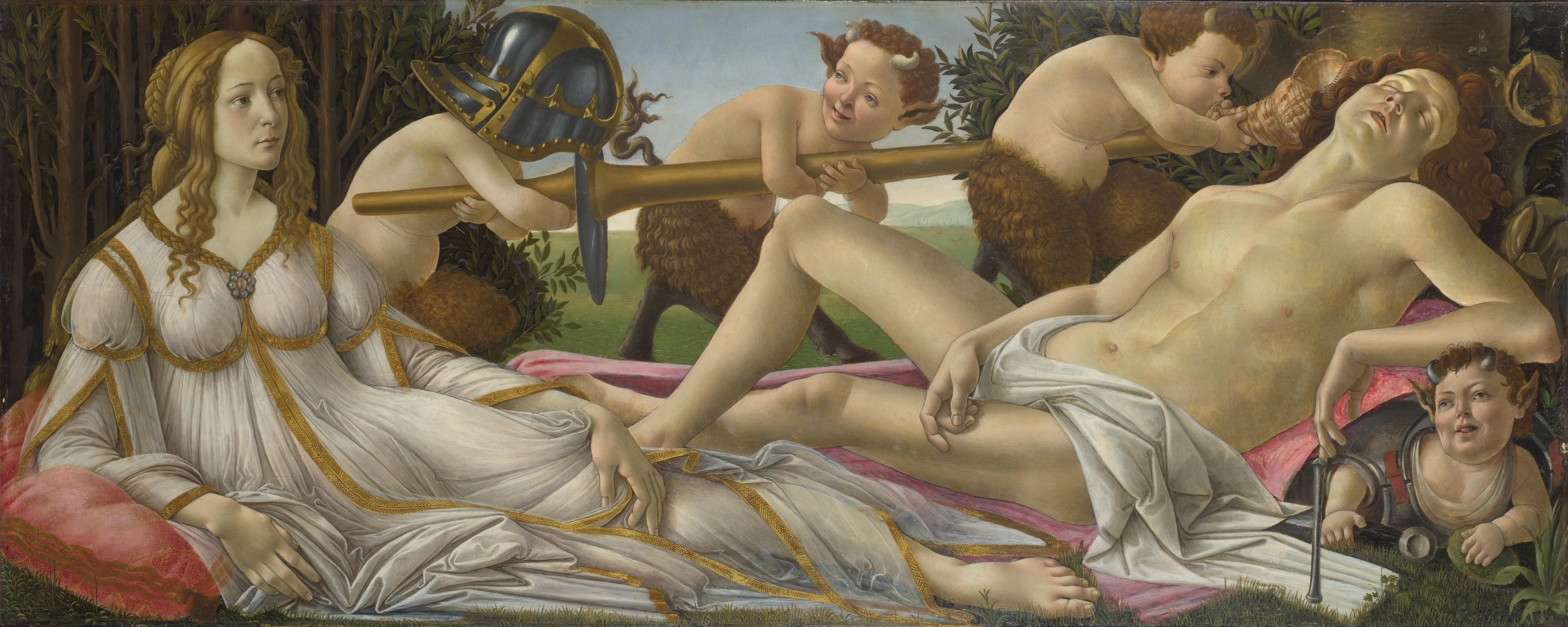 Vénus et Mars Botticelli