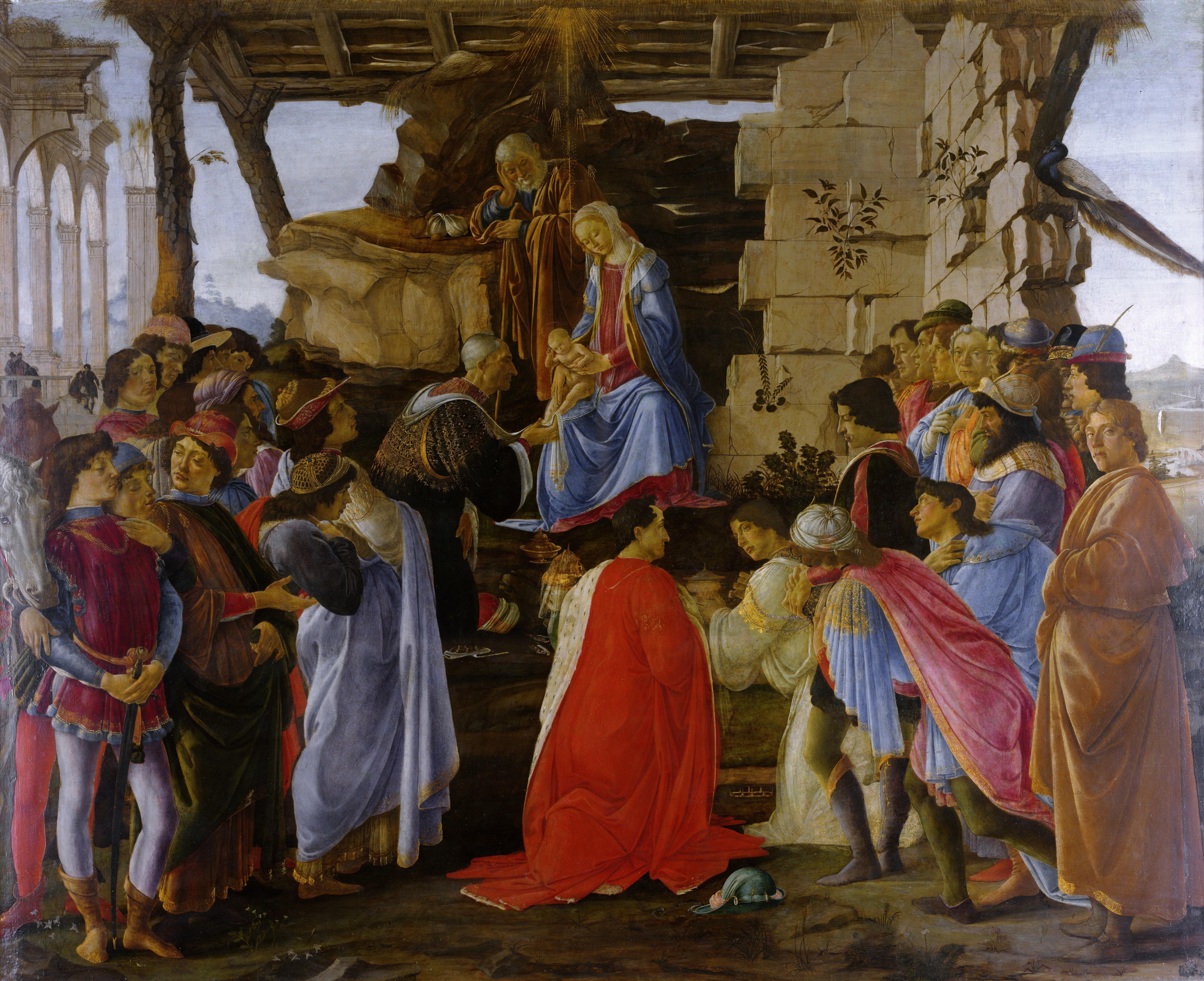L'Adoration des Mages Botticelli