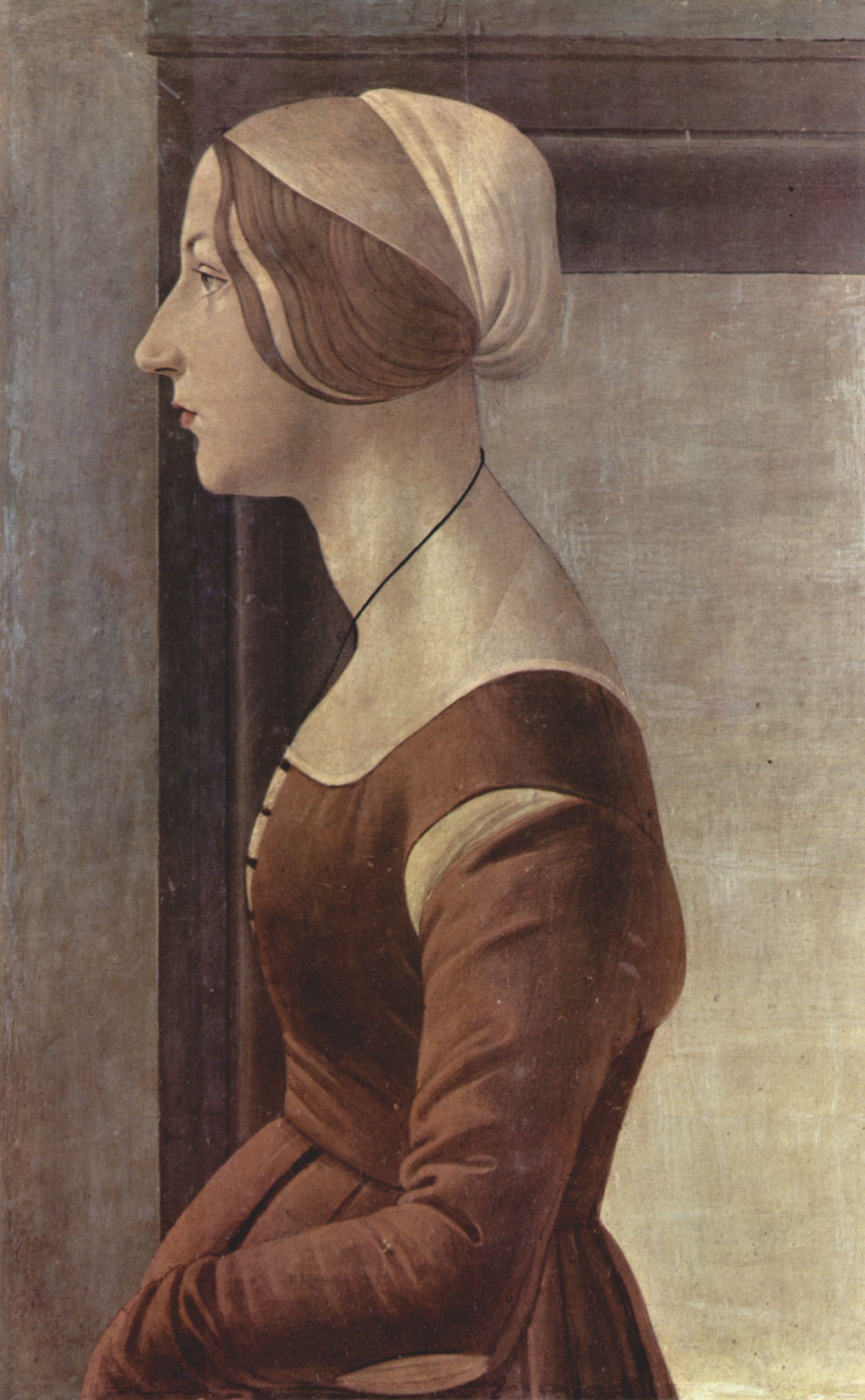 Portrait de jeune femme 1475 Botticelli