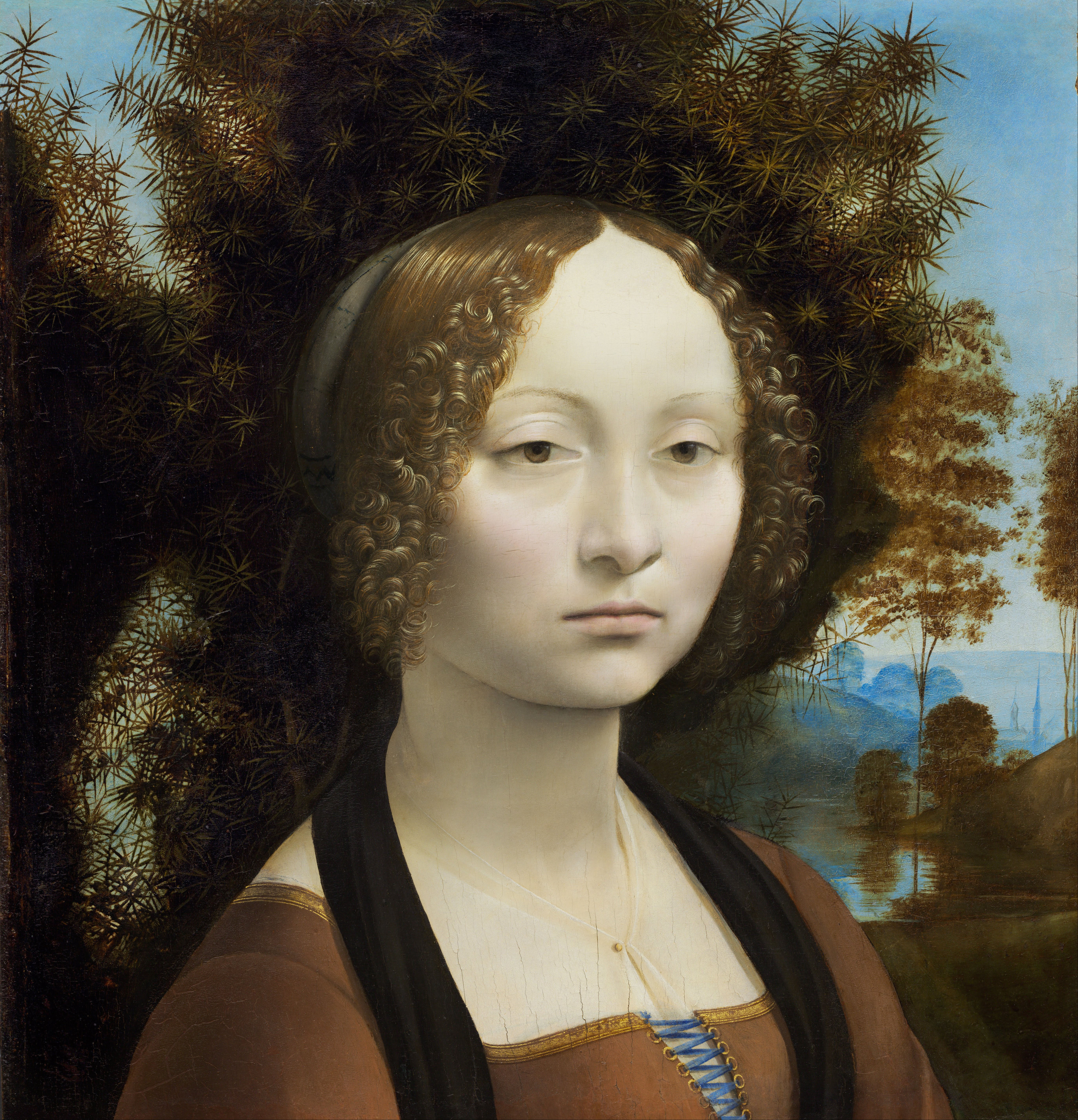 Portrait de Ginevra de' Benci Léonard de Vinci