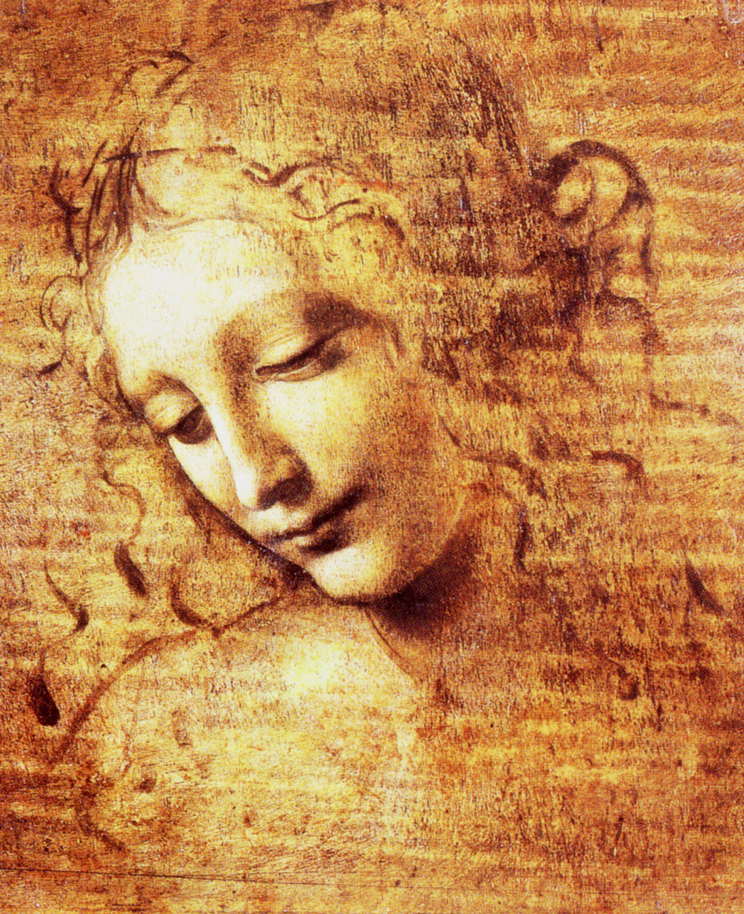 tête féminines Léonard de Vinci