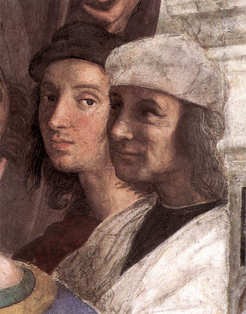 Detail L'École d'Athènes Raphaël
