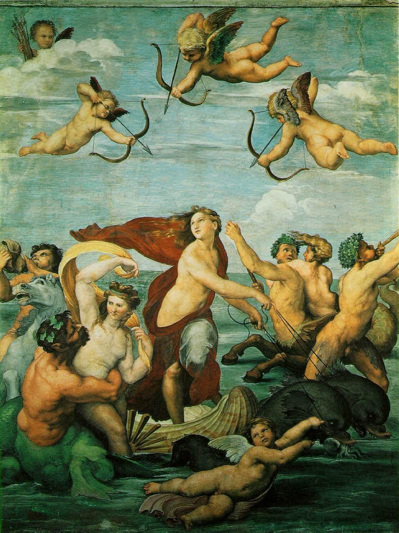Le Triomphe de Galatée Raphaël 1512