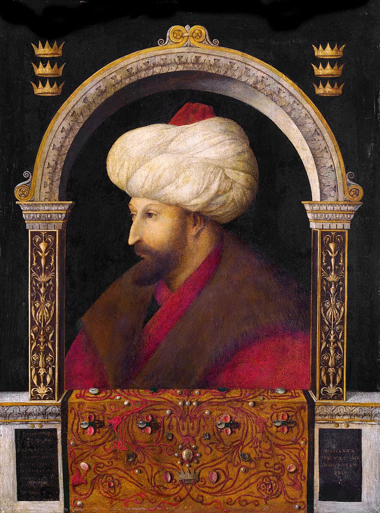 le portrait du sultan Mehmed II Gentile Bellini 1480