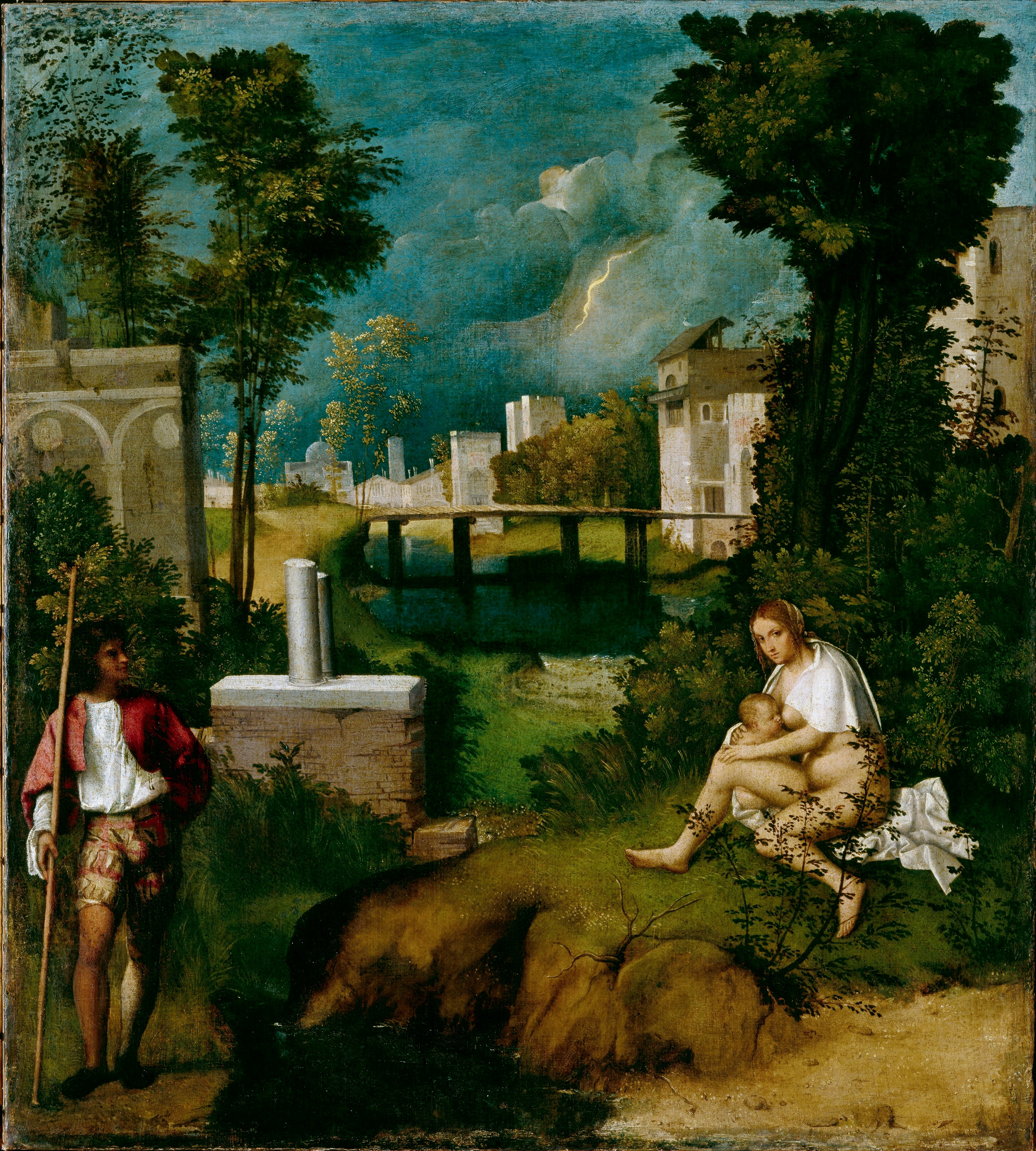 La Tempête 1505-1507 Giorgione
