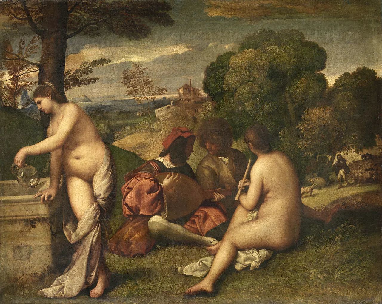 Le Concert champêtre 1510-1511 Titien