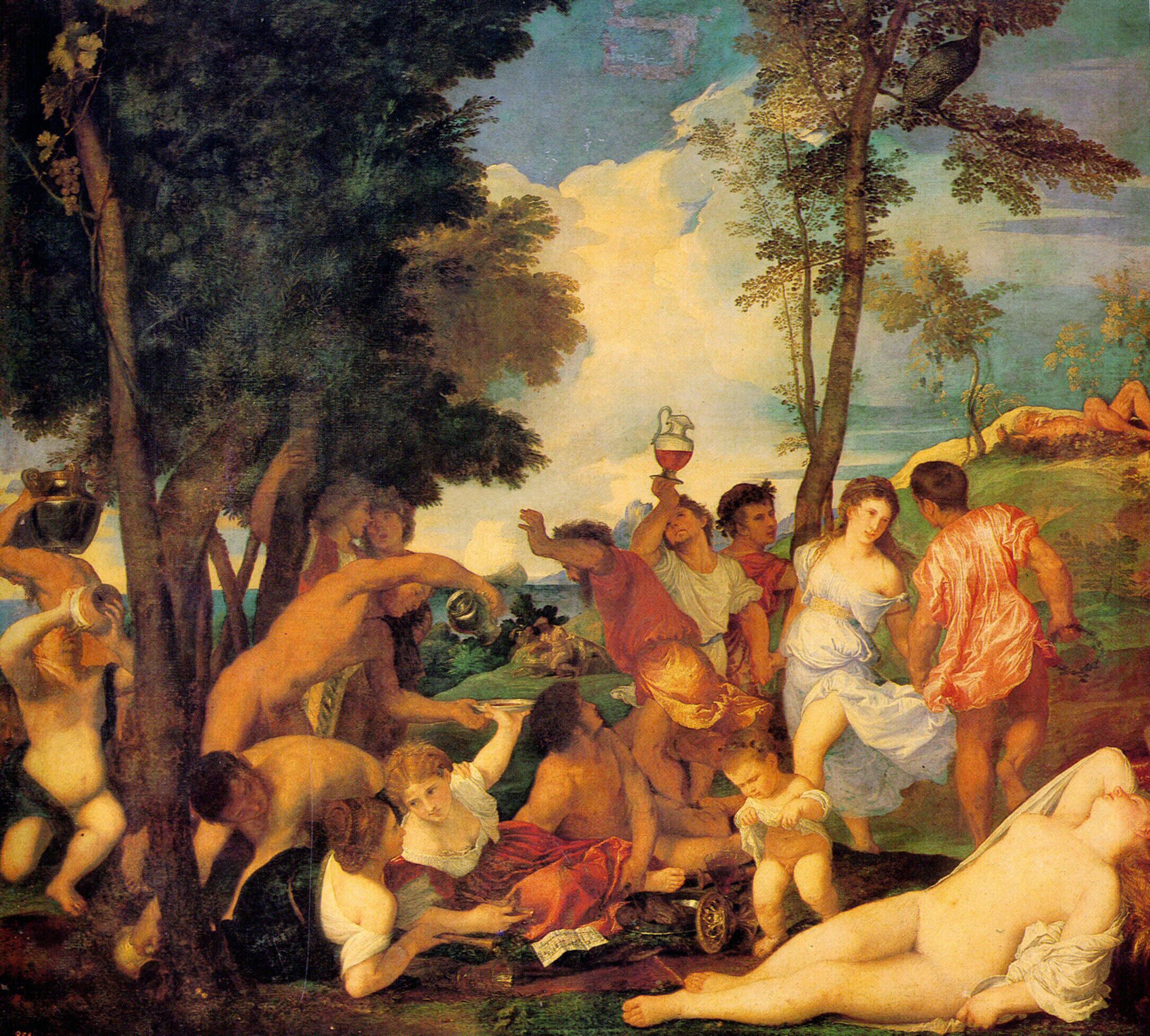 Bacchanal des Andriens Titien