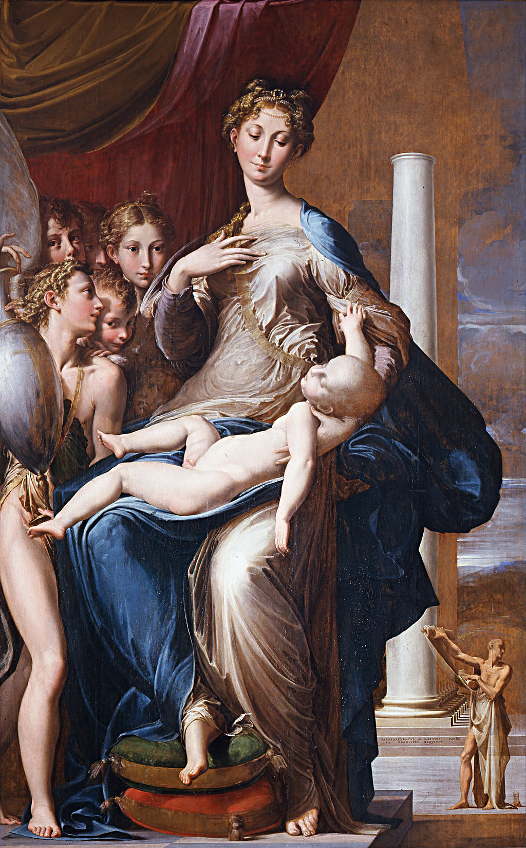 la Madone au long cou Parmigianino 1530