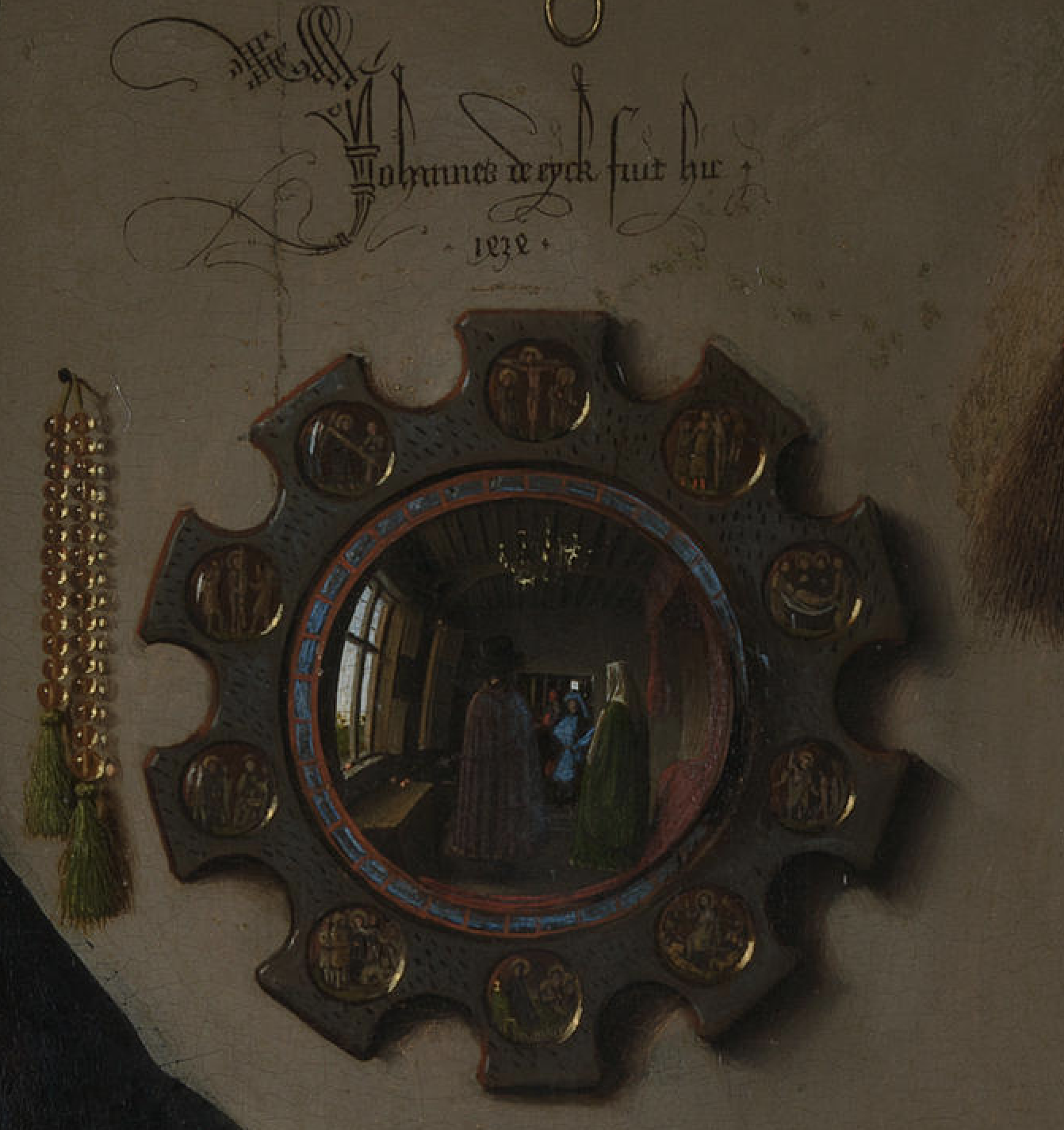 Détail Les Époux Arnolfini Van Eyck 1434