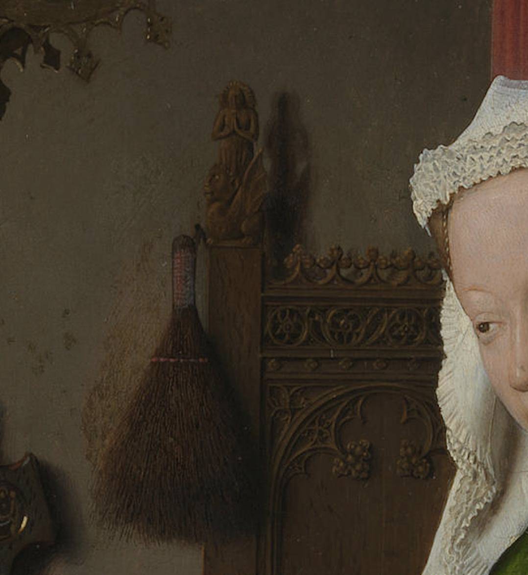 Détail Les Époux Arnolfini Van Eyck 1434