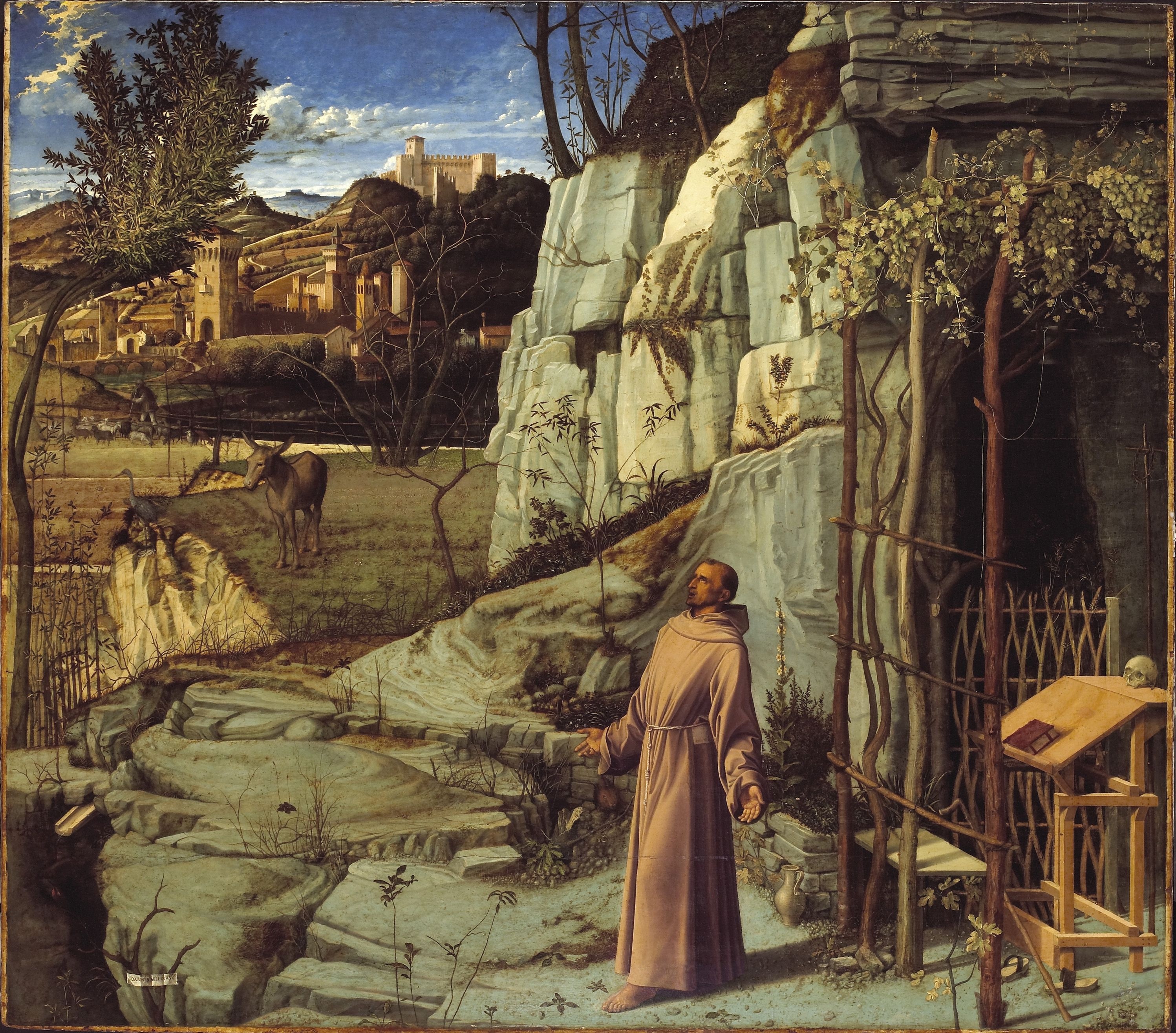 Saint François dans le désert Giovanni Bellini 1475-1480