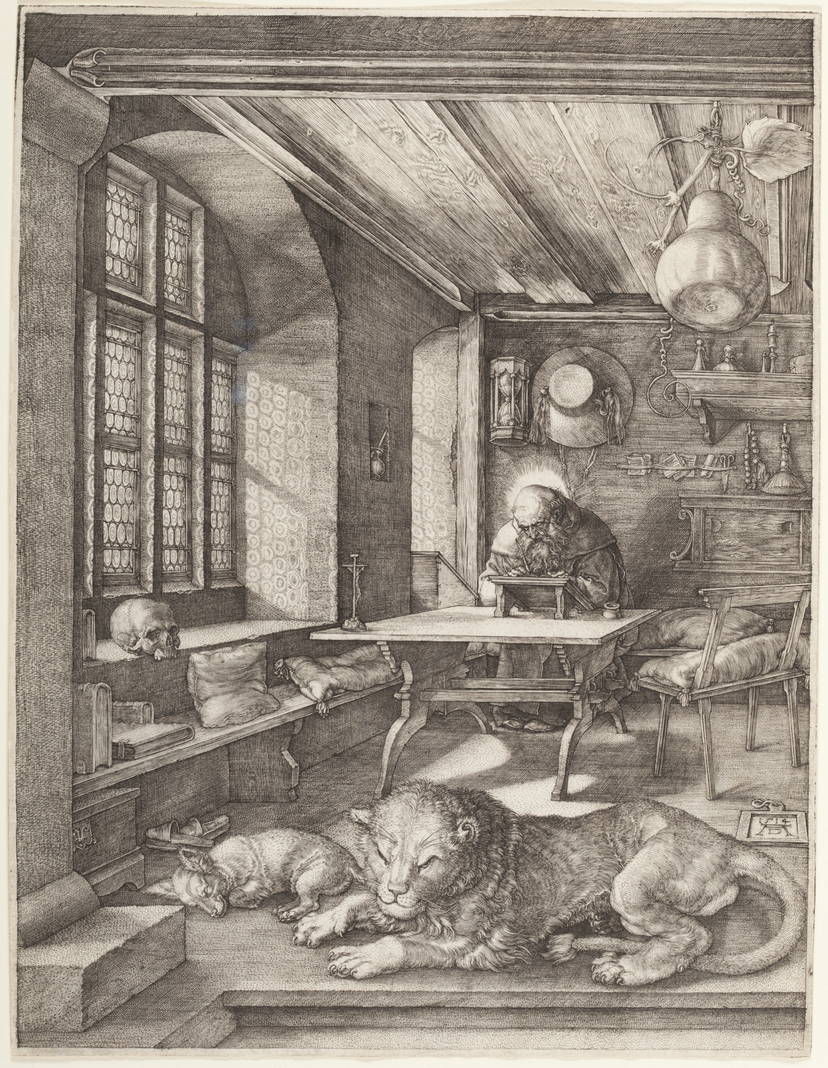 Saint Jérôme dans sa cellule Dürer 1514