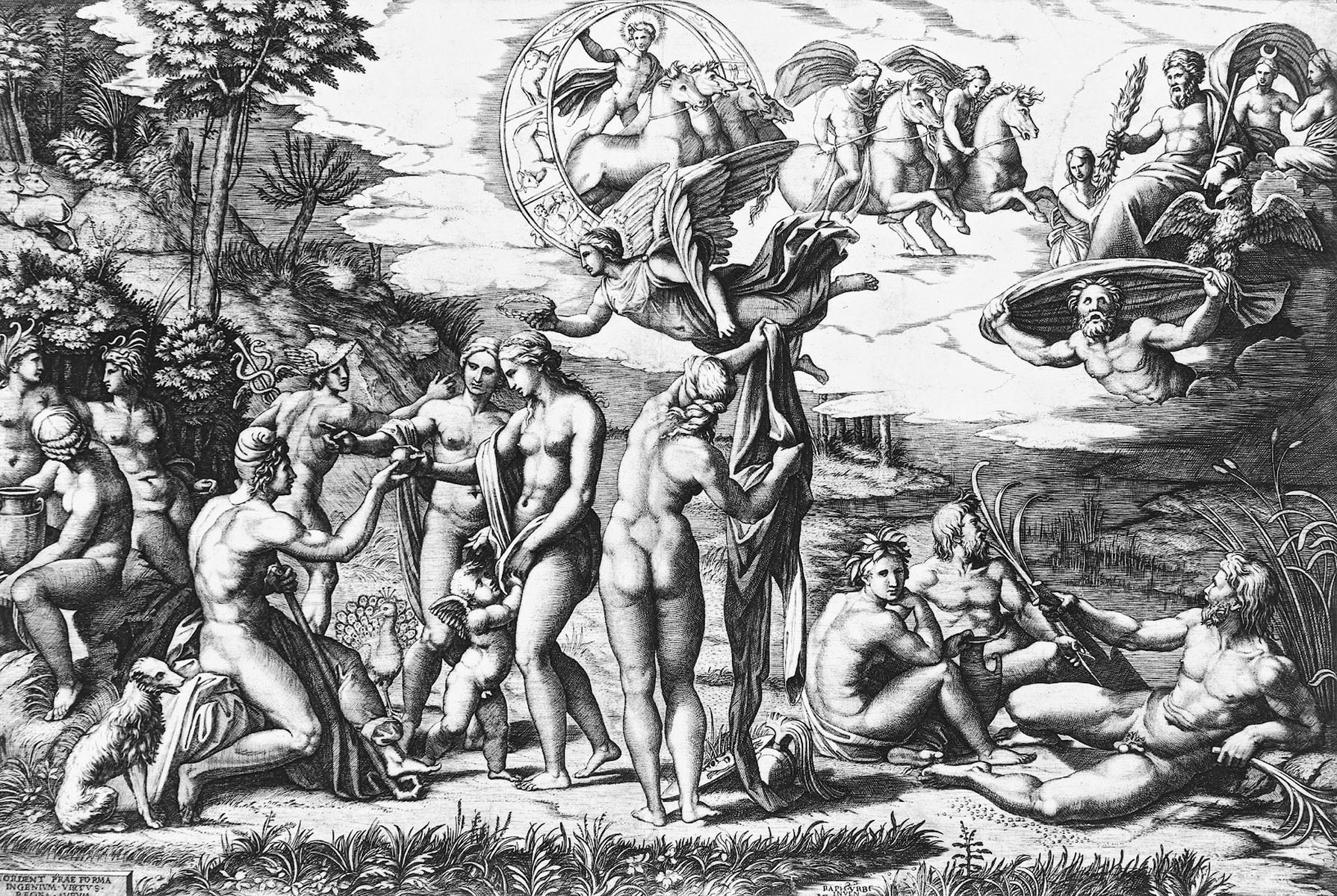 Le Jugement de Pâris Raphaël