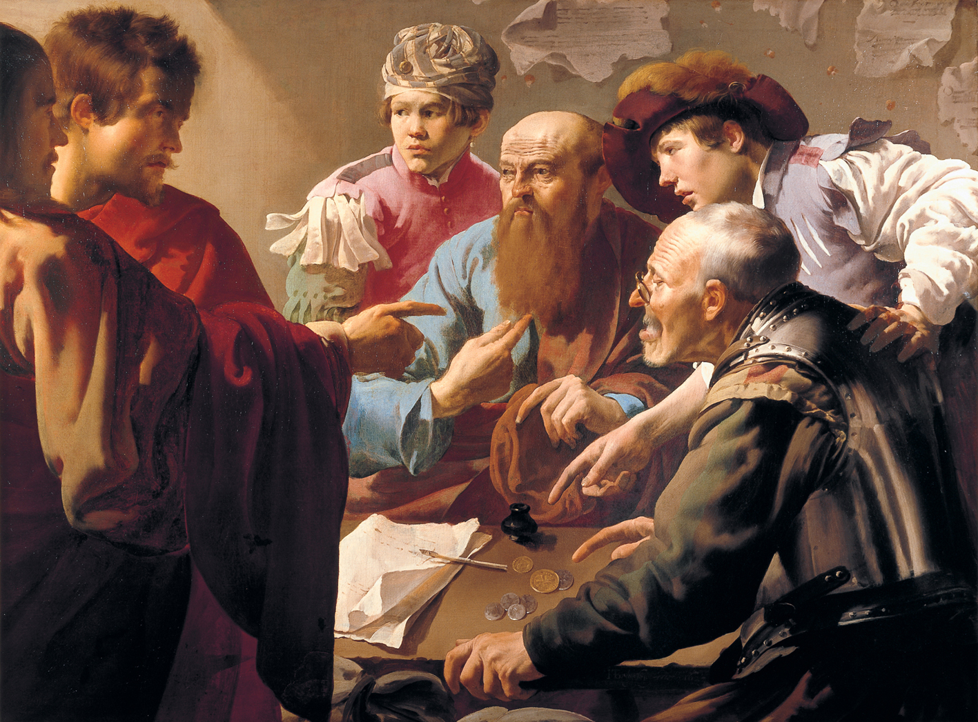 La Vocation de saint Matthieu 1621 Ter Brugghen