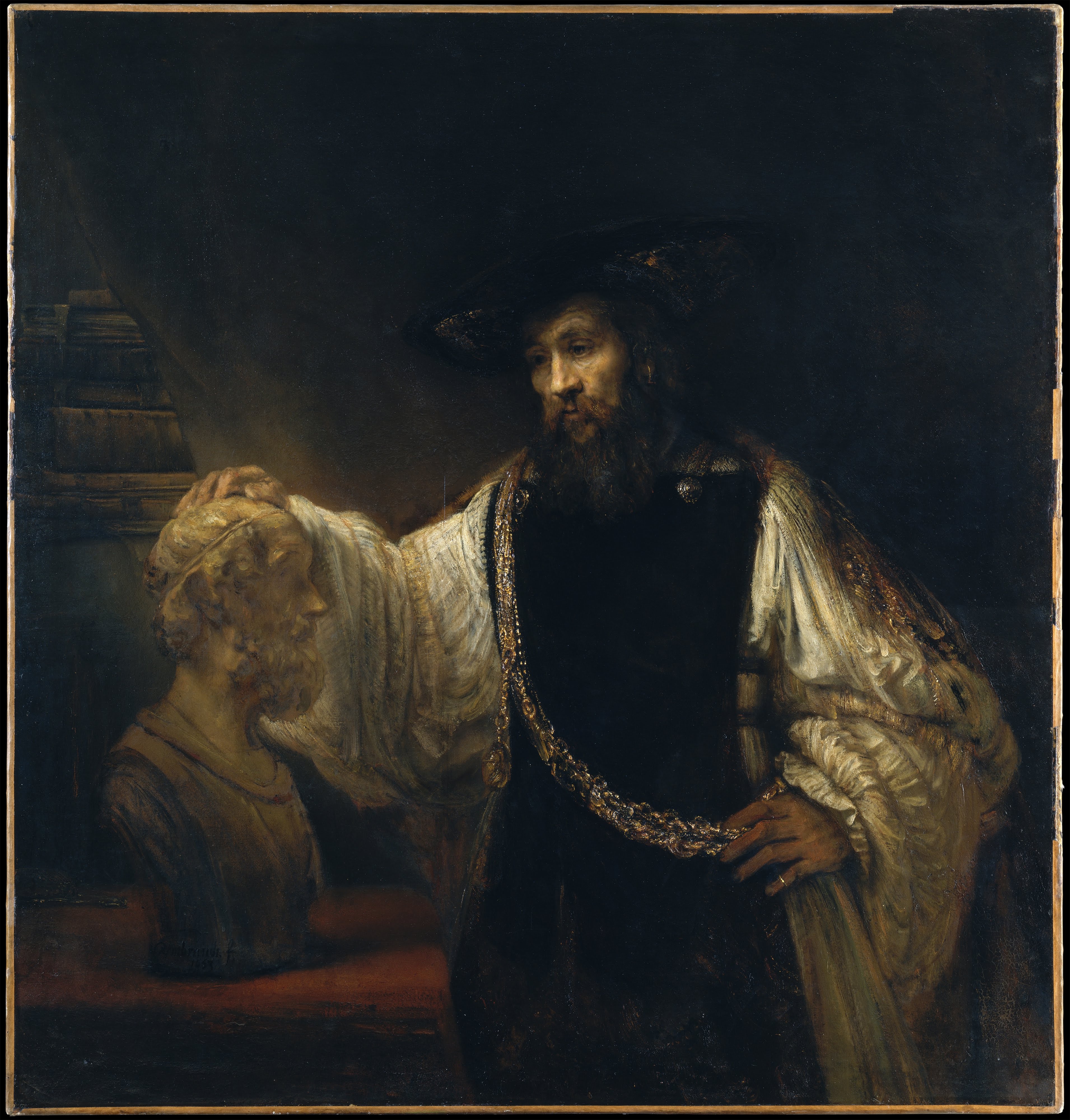 L'Aristote contemplant le buste d'Homère