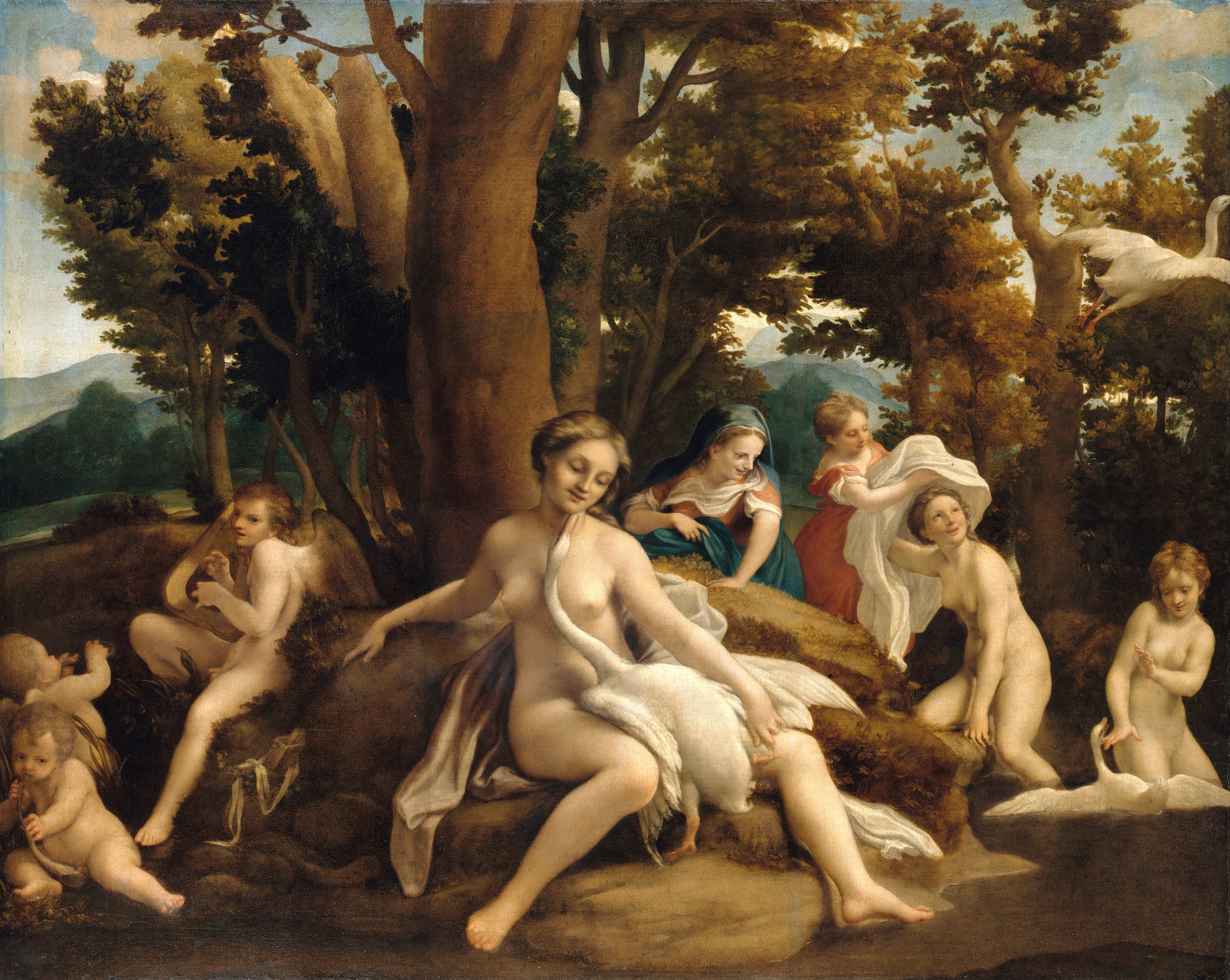 Léda et le Cygne Corrège