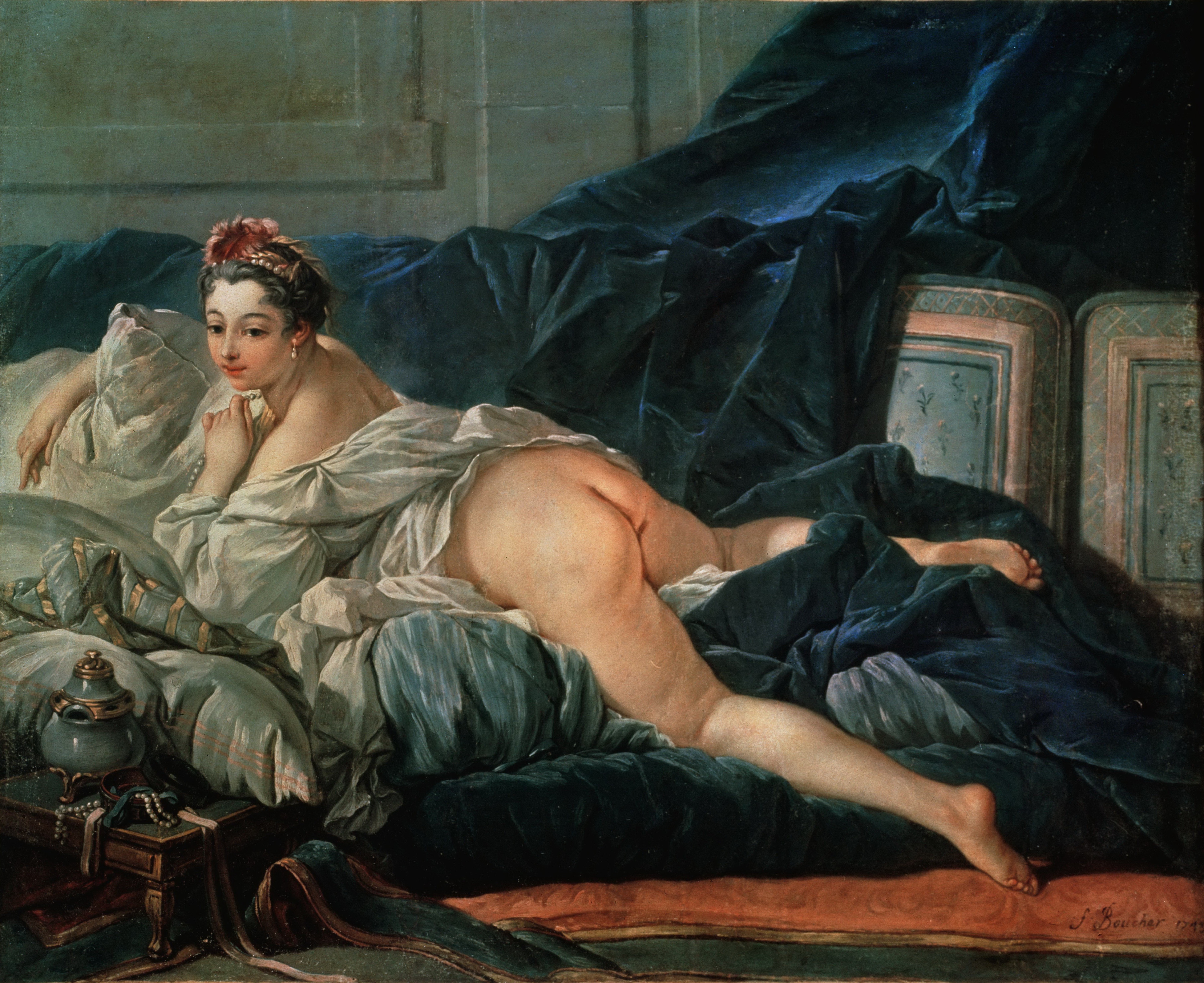 The Brunette Odalisque