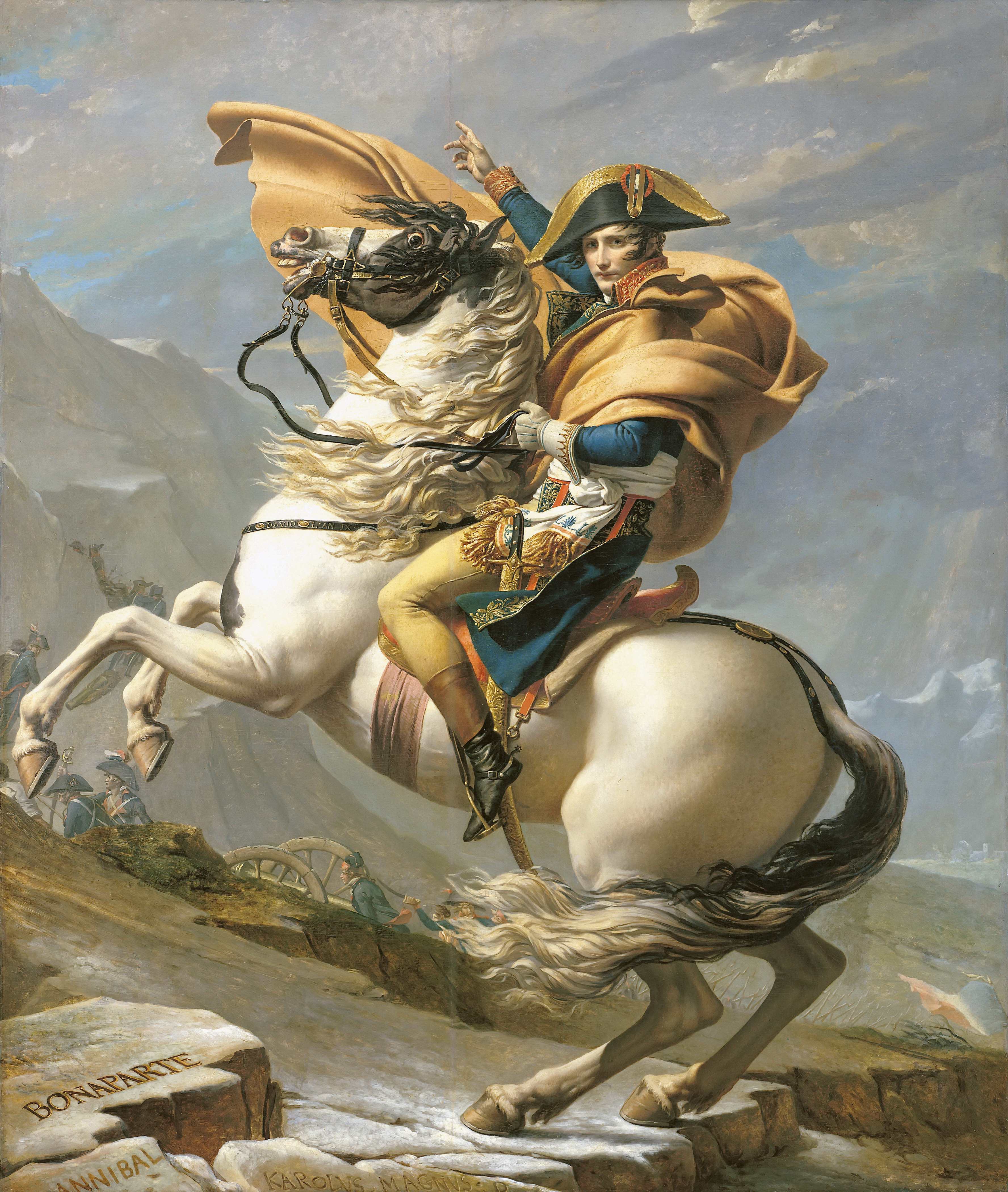 Bonaparte franchissant les Alpes David