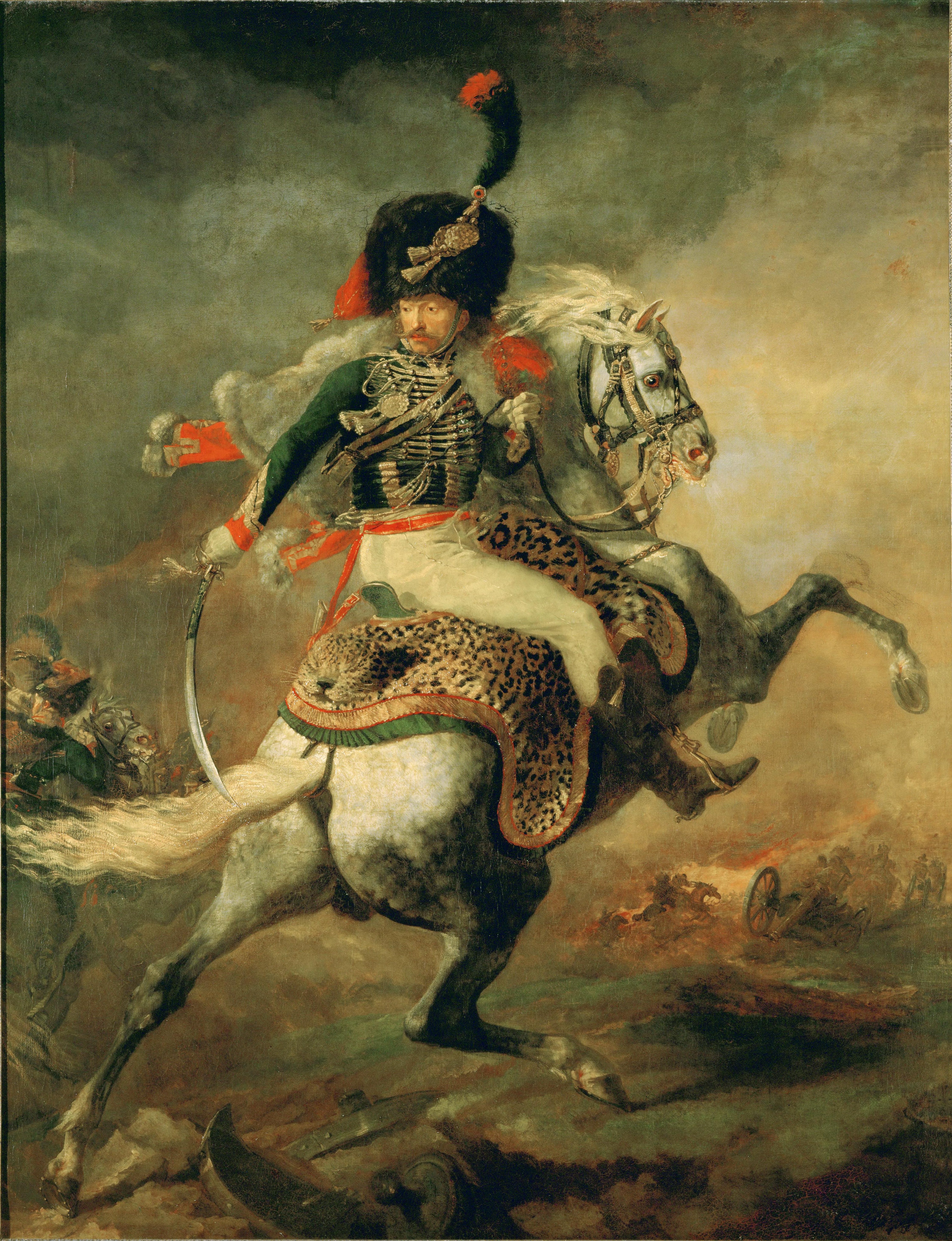 Officier de chasseurs à cheval chargeant Géricault